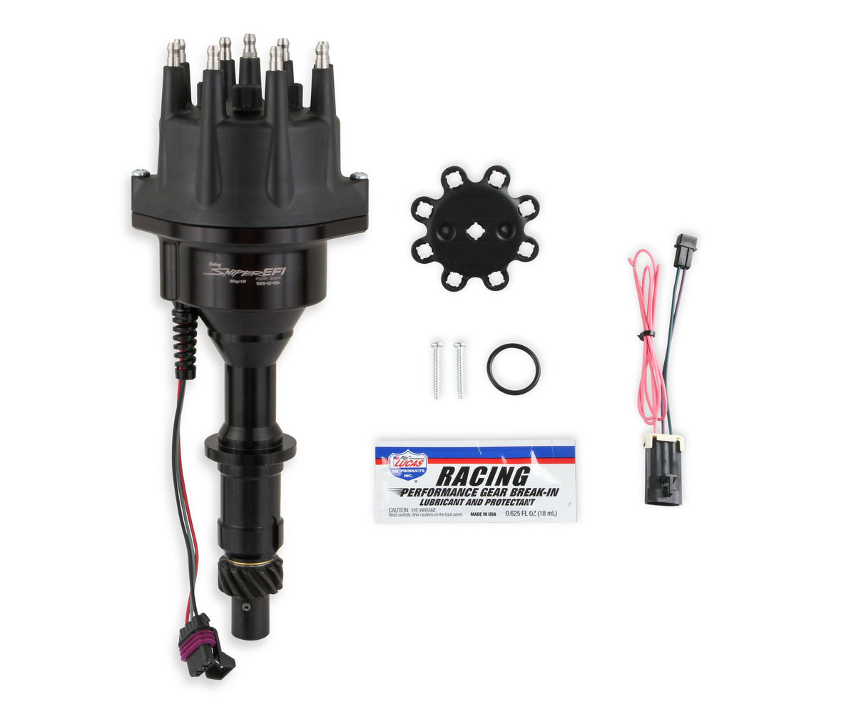 Holley Sniper HyperSpark Distributor - Pontiac - 565-314BK
