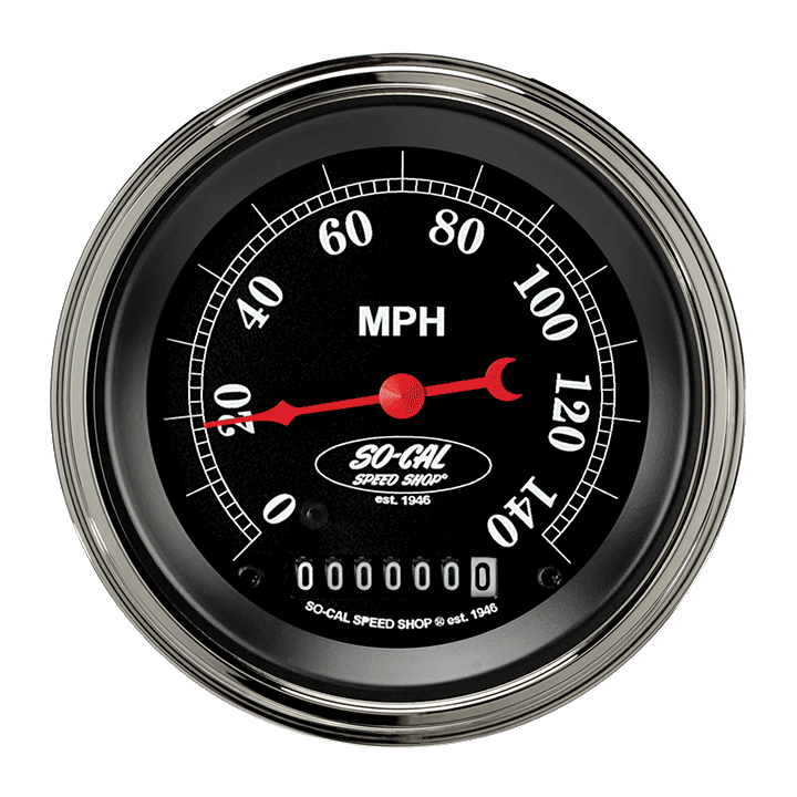 Classic Instruments So-Cal 3-3/8" Speedometer Gauge - SC55SLC