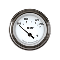 Classic Instruments White Hot Series 2-1/8" Water Temperature Gauge - WH26SLC