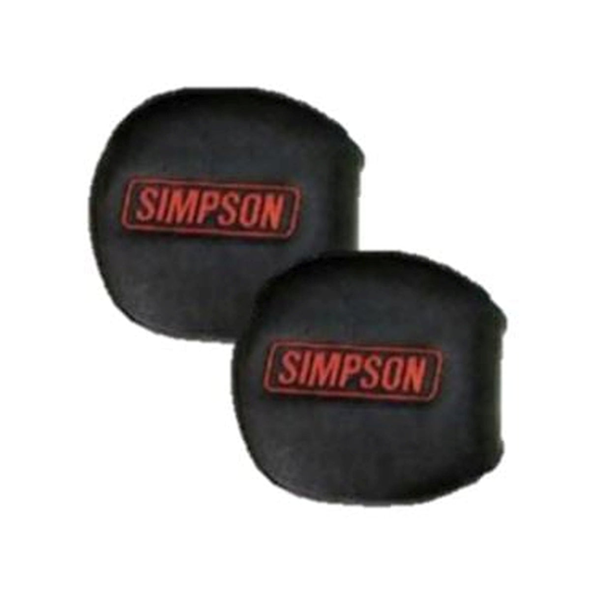 Simpson YXZ Door Latch Pads Black/Red (pair) - 2021R