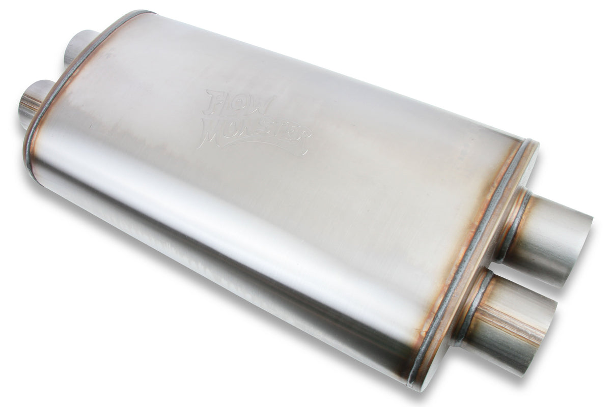 Flowmonster 409SS OVAL CASE ABSORPTION MUFFLER - 12599-FM