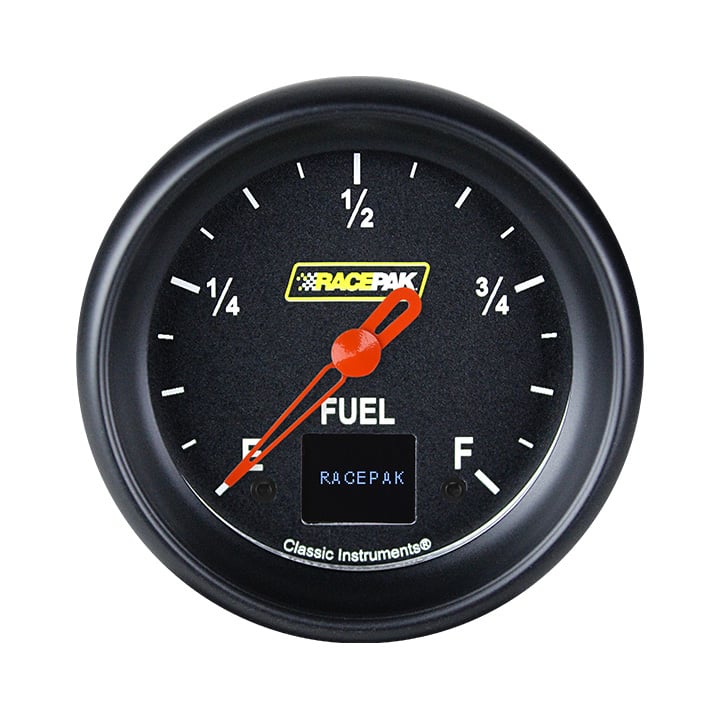 Classic Instruments Racepak 2-5/8" Fuel Level Black - 250-CI-309BB