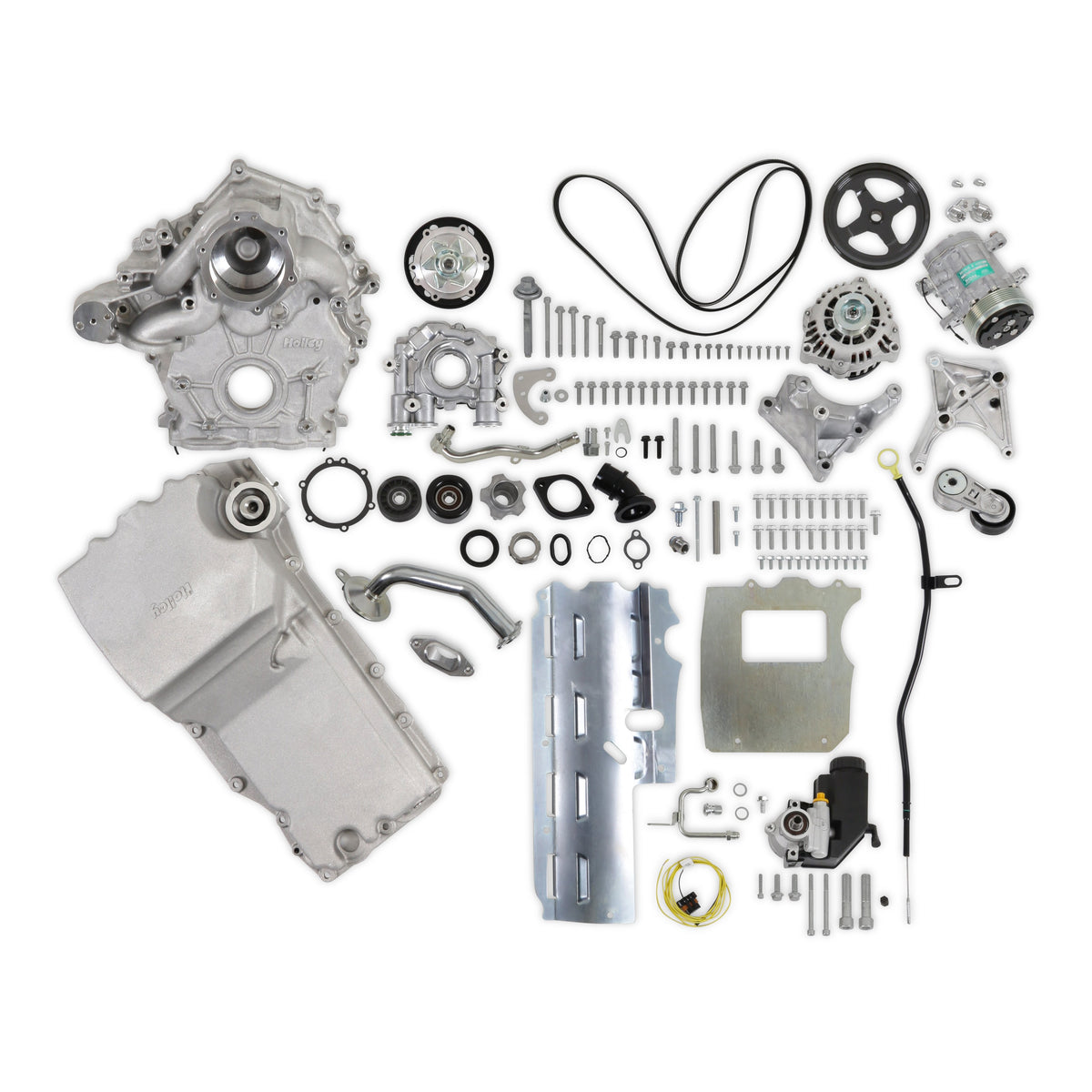 Holley Godzilla High-Mount Accessory Drive
- With Holley Swap Oil Pan and Pump - Complete Kit - 20-340