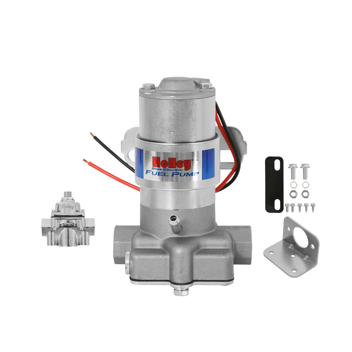 Holley 110 GPH Blue® Electric Fuel Pump With Regulator - 712-802-1