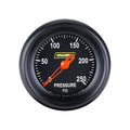 Classic Instruments Racepak 2-1/8" General Press Black (250 PSI) - 250-CI-119BB