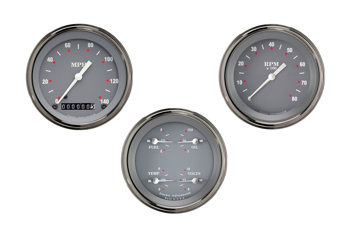 Classic Instruments SG Series Three Gauge Set - SG03SLF